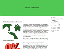 Tablet Screenshot of goodrealestateappraiser.com